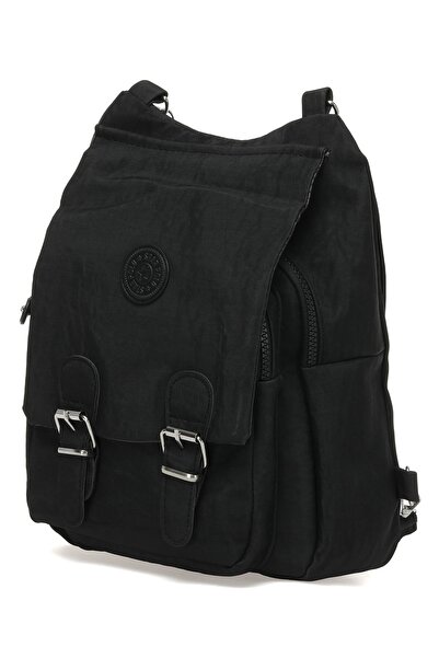 Polaris Krinkıl Srt 2pr Siyah Kadın Sırt Çantası