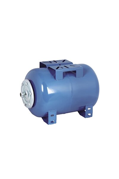 Germany Steel Profesyonel Avrupa 50 Lt Yatay Hidrofor Genleşme Tankı Mavi