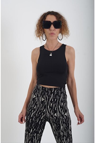 Zelish My Sister Чорний мікро-кроп-топ