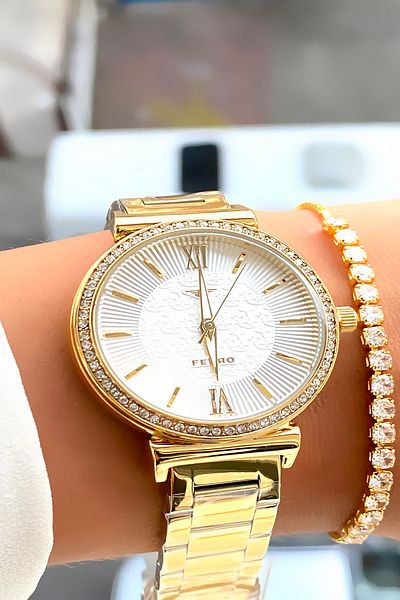 FERRO Original Steel Band New Season Trend Women's Wristwatch
