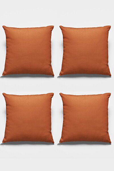 Viva Home Σετ 4 τεμαχίων 43x43cm Καναπέδες με επένδυση από κανέλα Ταϊλανδέζικ...