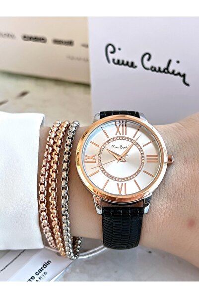Pierre Cardin Pr.08.kd.2009 Leather Cord Women's Wristwatch 30 Mt Waterproof Pr.08.kd.2005