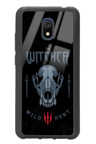 Spoyi حافظة هاتف لامعة بتصميم Xiaomi Redmi 8a Witcher 3 Wild Hund