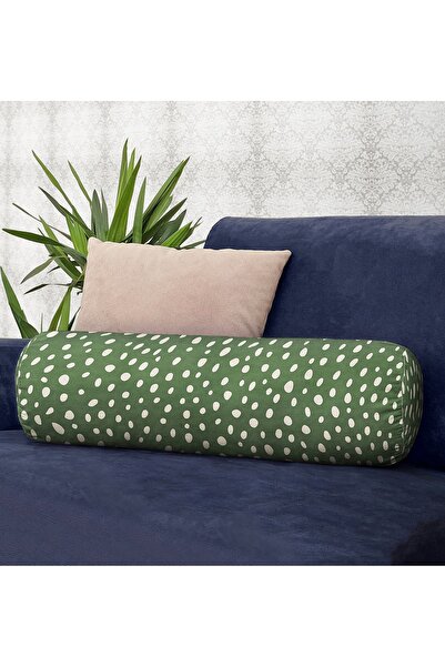 Realhomes Umplut interior modern cu buline albe - cilindru din piele întoarsă...