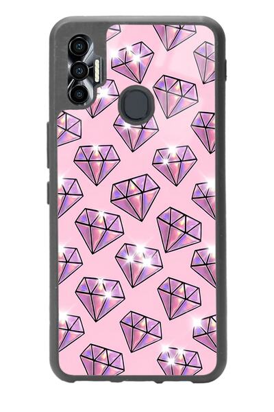 Spoyi Tecno Spark 7 Pro Diamond Design Glossy Phone Case