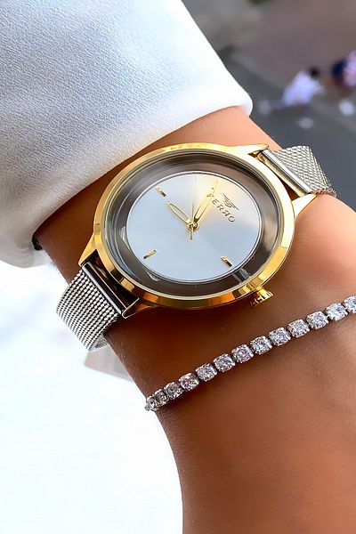FERRO Steel Cord New Season Trend Women's Wristwatch Bracelet