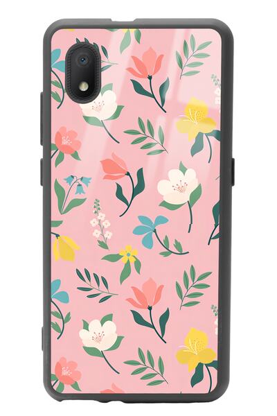 Spoyi Tcl L7 Pinky Flowers Design Glossy Phone Case