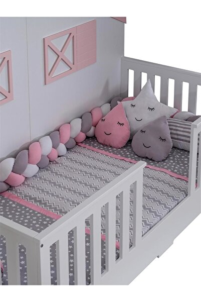 Tiffany مجموعة حماية وحياكة حافة زحل باللون الوردي