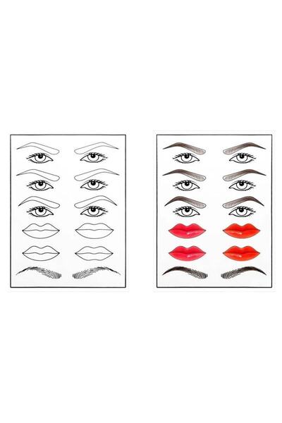 Bmx White Latex with Rubber Template for Permanent Makeup Training