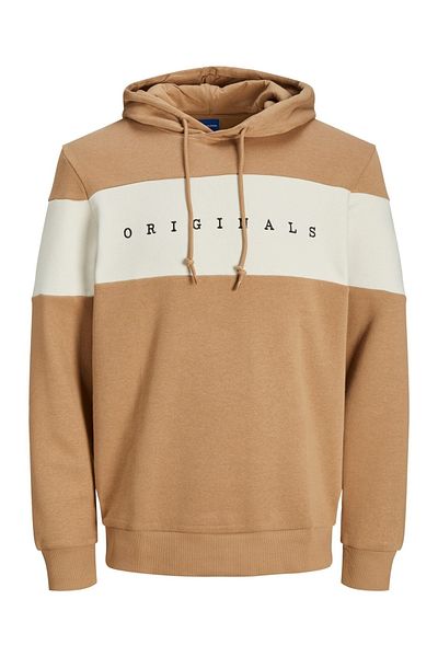 Jack & Jones Jack&jones Men's Hooded Sweatshirt Jorcopenhagen Panel Sweat Hood 12216156