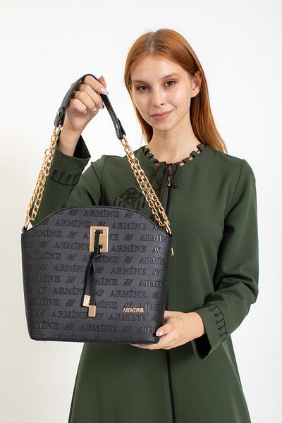 Armine 102 Laser pentru femei fără sac de umăr, geantă de mână, neagră