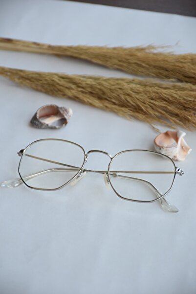 LOOKUP نظارات واقية من الضوء الأزرق للجنسين، نظارات شاشة بلوك زرقاء، إطار فضي للموسم الجديد معتمد من CE