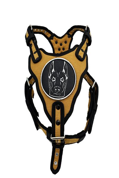 Tasma Market Mustard Doberman Dog Chest Collar Breast Collar