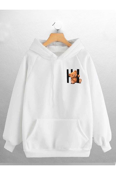 CANDEL Φούτερ Unisex με κουκούλα Hi Nice Back Printed