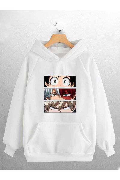 CANDEL Φούτερ Unisex με κουκούλα Naruto με στάμπα