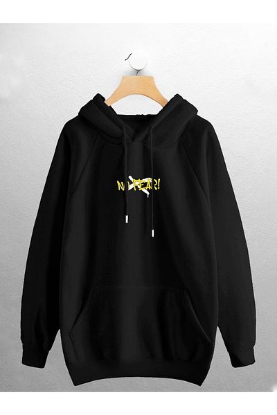 CANDEL Φούτερ Unisex Hooded No Fear Back Printed