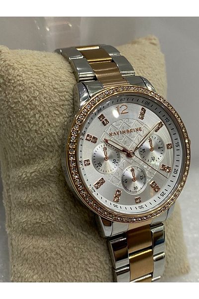 Navimarine Silver & Rose Gold Special Series Women's Wristwatch