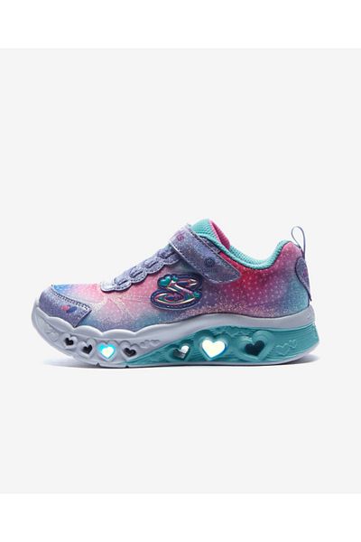 SKECHERS Flutter Heart Lights-simply L Lighted Children's Sneakers302315l-lvmt