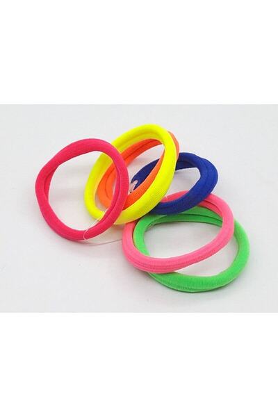 Trendyıldızı 6 Colorful Sports Elastic Hair Band Buckles