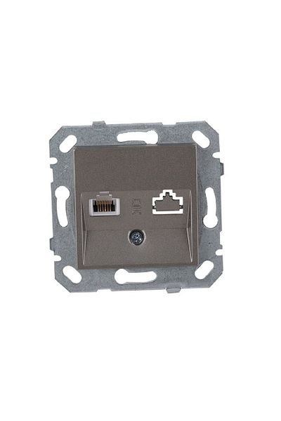 Netelsan Byobu 12 Pieces Anthracite Data Socket (cat6) Frameless