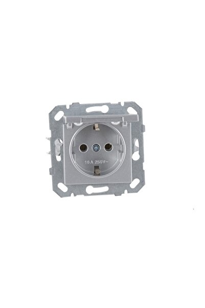 Netelsan مقبس مؤرض مغطى بالفضة اللامعة من Byobu بدون إطار