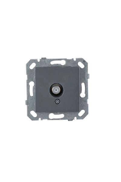 Netelsan Byobu 12 Pieces Smoked Satellite Socket with F Connector Frameless