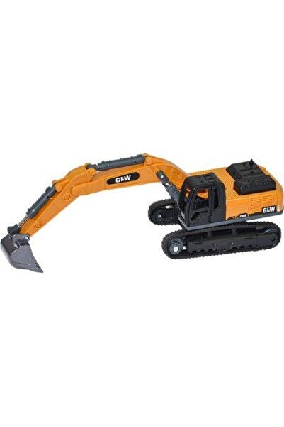 CanEm Oyuncak Inşaat Aracı Kepçe Ekskavatör Sürtmeli Metal Oyuncak Dozer Iş M...