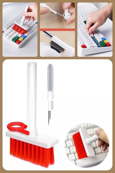 Bunyon 5in1 Wireless Bluetooth Player Headset Keyboard Phone Camera Lens Cleaning Brush Pen