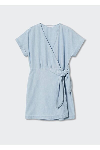 MANGO Woman Fiyonklu Anvelop Elbise