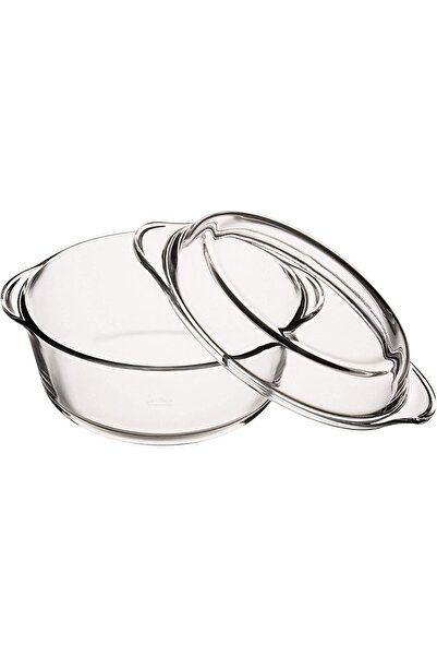 Paşabahçe Borcam Kapaklı Yuvarlak Tencere 2100cc