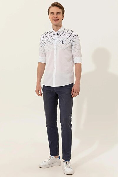 U.S. Polo Assn. U.s. Polo Erkek Slim Fit Denim Pantolon 1366524 Parker 033 Lacivert