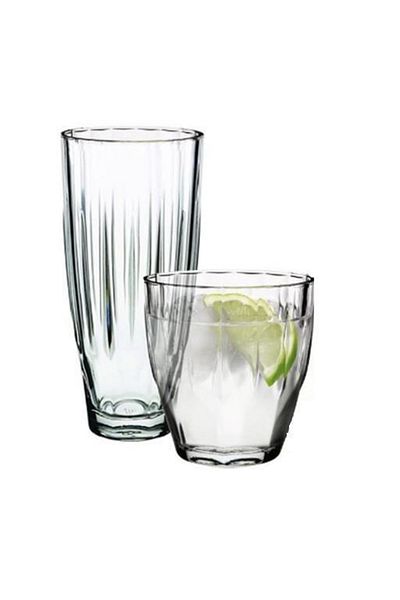 Paşabahçe Diamond Water Soft Drink Glass Set 24 Pieces for 12 People