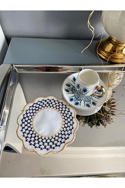 LİNDA MİA مجموعة مناديل كوكتيل آيفي مكونة من 6 قطع