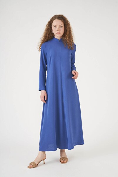 Mevra Φόρεμα με ραμμένο μπροστινό μέρος Indigo