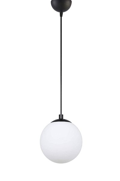 OSC HOME Sport Black and White Glass Single Chandelier