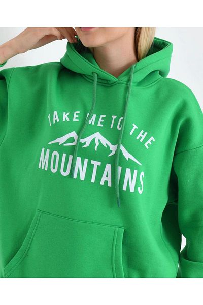 Machetta Σχέδιο Mountains Printed Oversize φούτερ