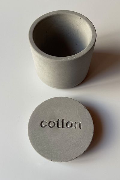 sin istanbul Concrete Cotton Cover Gray