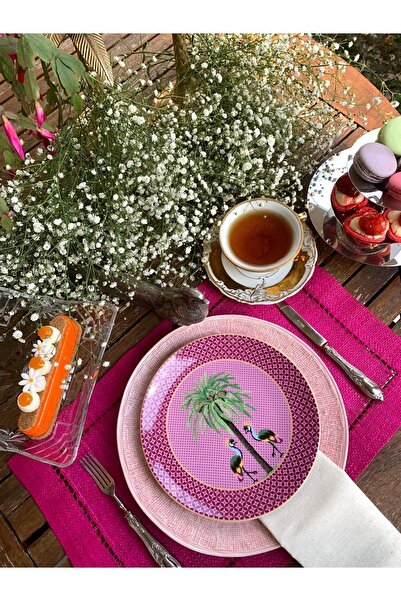 Tabbak İstanbul Romance Pasta Tabağı 20 Cm