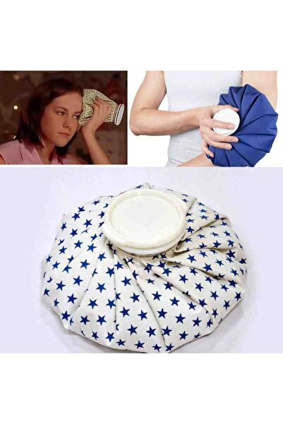 FırsatYeri Soğuk Kompres Buz Torbası Su Geçirmez Kumaş 20x20 cm 2'li Paket Baş Ağrısı Rahatlatıcı