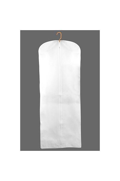 Askıcı Gamboç White Color Thick Fabric Evening Dress Cover Gamboç 5 Pieces
