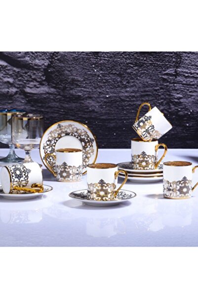 Kosova Gold Detaylı Özel Tasarım Kahve Fincan