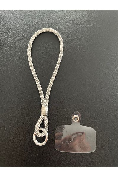 Casecollection حزام معصم طويل من حجر الكريستال لآيفون
