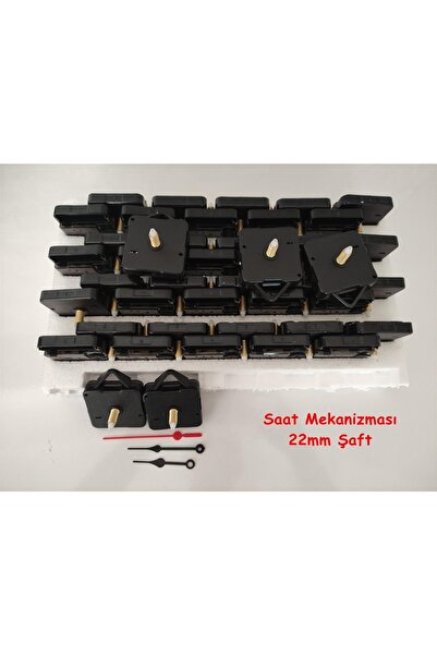 AnkaHobiMarket Saat Mekanizması 22 Mm Şaft (10 Adet)