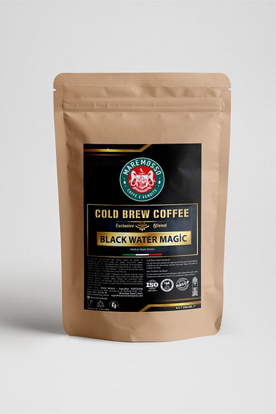 Mare Mosso Caffe ê Vendite Cold Brew - Cold Brew Coffee - 250 Gr.Black Magic Water