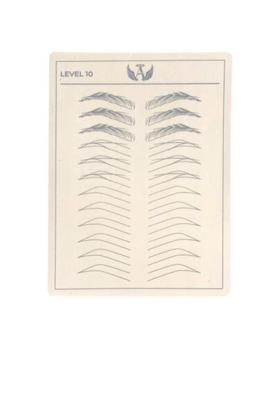 TuğbaÖz Kaş Merkezi Microblading 2 Adet Çizim Uygulama Şablonu