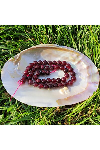 DOĞAL TAŞ DELİSİ Granat (granat-lal) Secvență de pietre prețioase naturale (8...