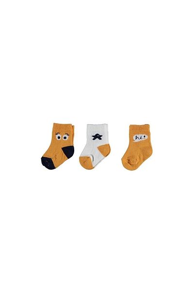 Biorganic Hi 3 Pack Baby Socks 68397
