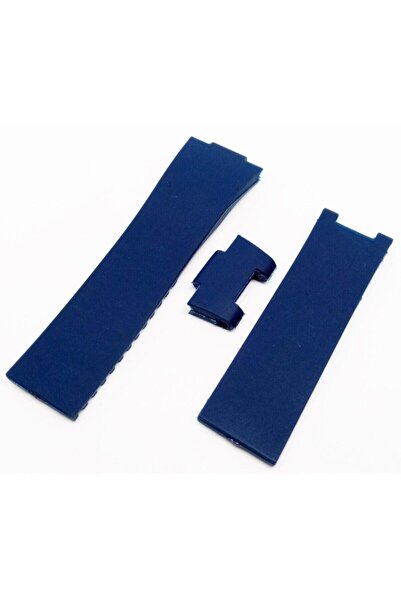 1000Hour Ulysse Nardin Marine Uyumlu Lacivert Silikon Kordon