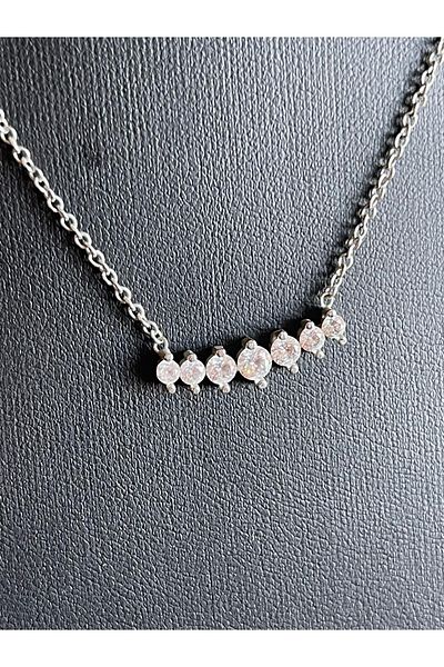 Gönülden Tasarım Special Design Zircon Stone 7 Stone Necklace