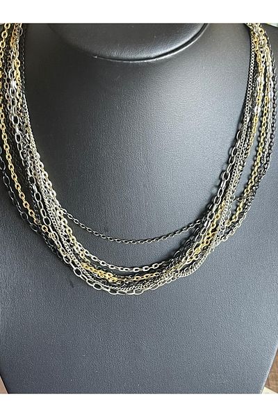 Gönülden Tasarım Special Design 9 Color Chain Necklace